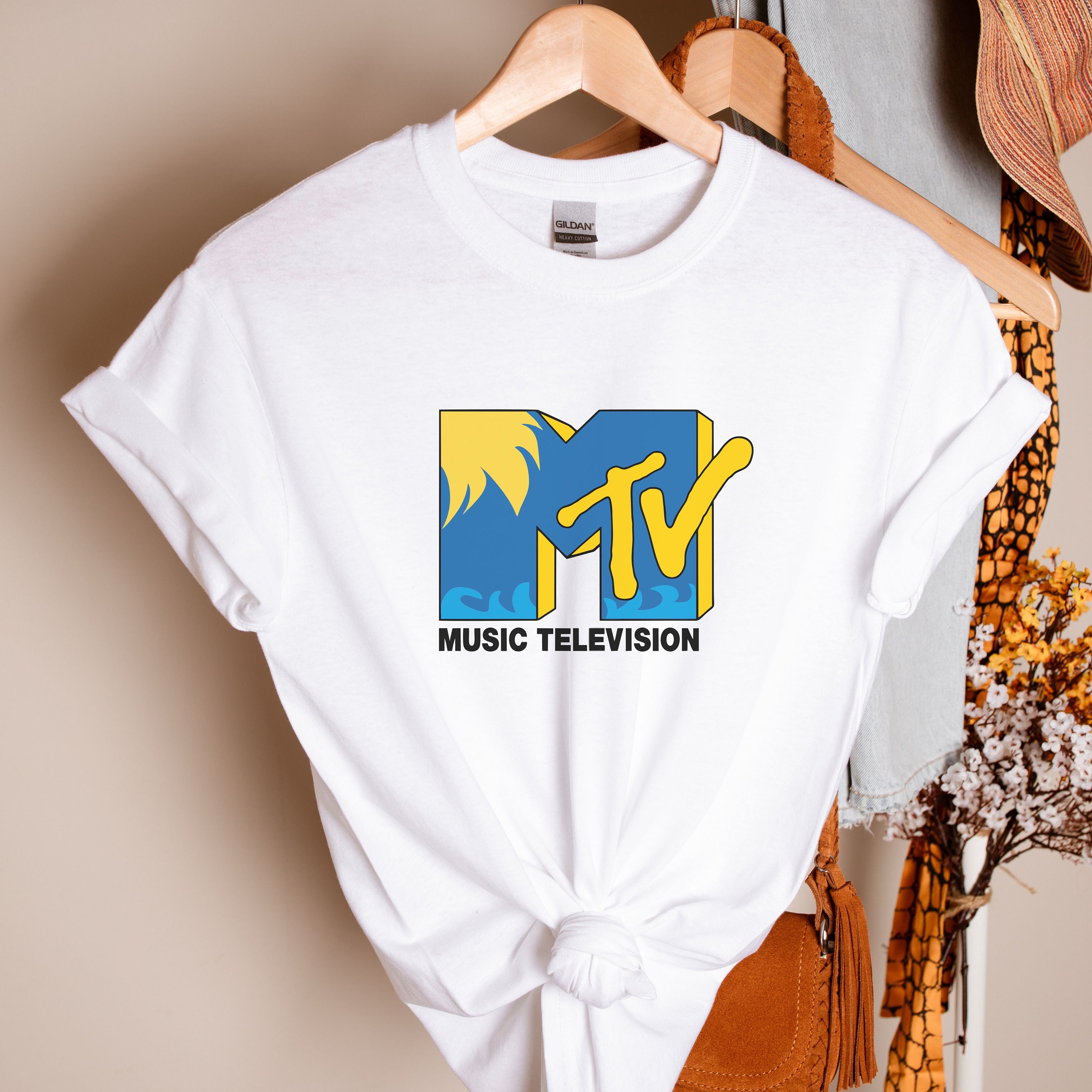 MTV Logo Classic MTV Logo 80s Print Design TShirt, MTV Logo TShirt — free download