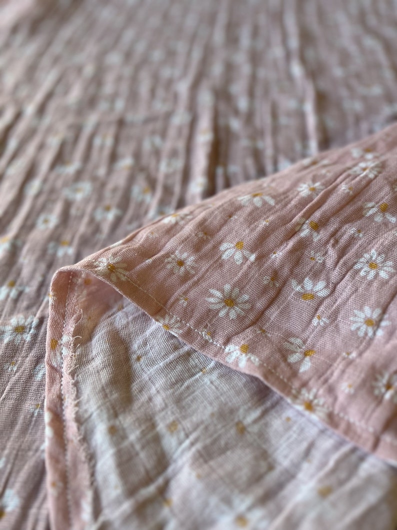 muslin swaddle little daisies main image 1