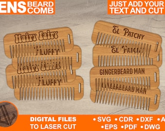Customizable Beard Comb