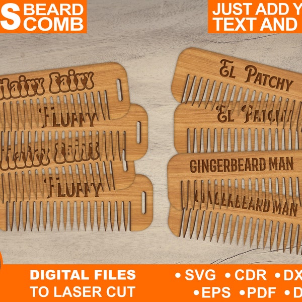 Customizable Beard Comb