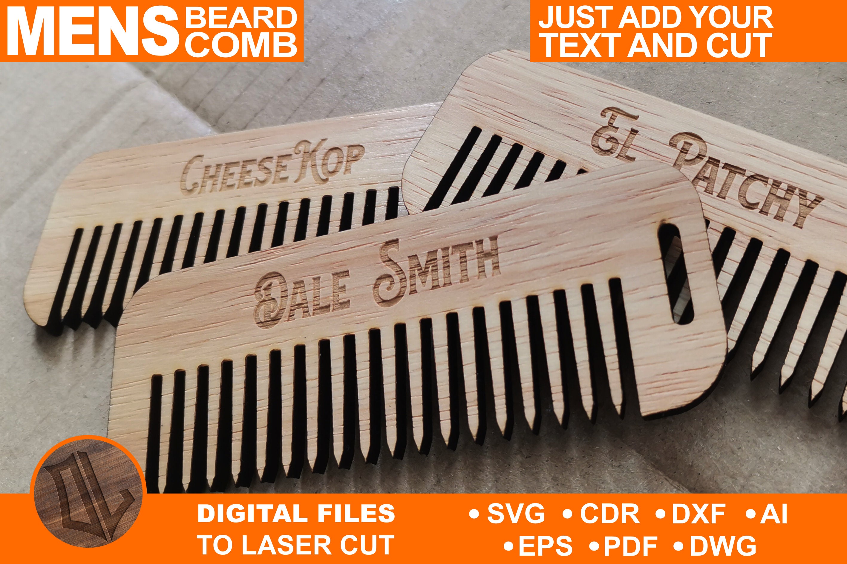 Customizable Beard Comb - Etsy