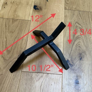 pizza wood oven andiron log rack holder