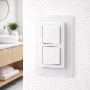 Tapetenschutz, Lichtschalter, Dekorrahmen, 7 Farben, für 1 bis 4-Fach Lichtschalter ORIGINAL EVONIK