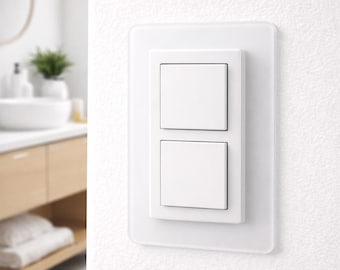 Tapetenschutz, Lichtschalter, Dekorrahmen, 7 Farben, für 1 bis 4-Fach Lichtschalter ORIGINAL EVONIK