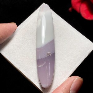 Stunning Purple Hyacinth Jasper Cabochon, It Showcases Its Natural Beauty Without Facets, 57x 11 x 7mm, 41.6 ct, Loose Gemstone.