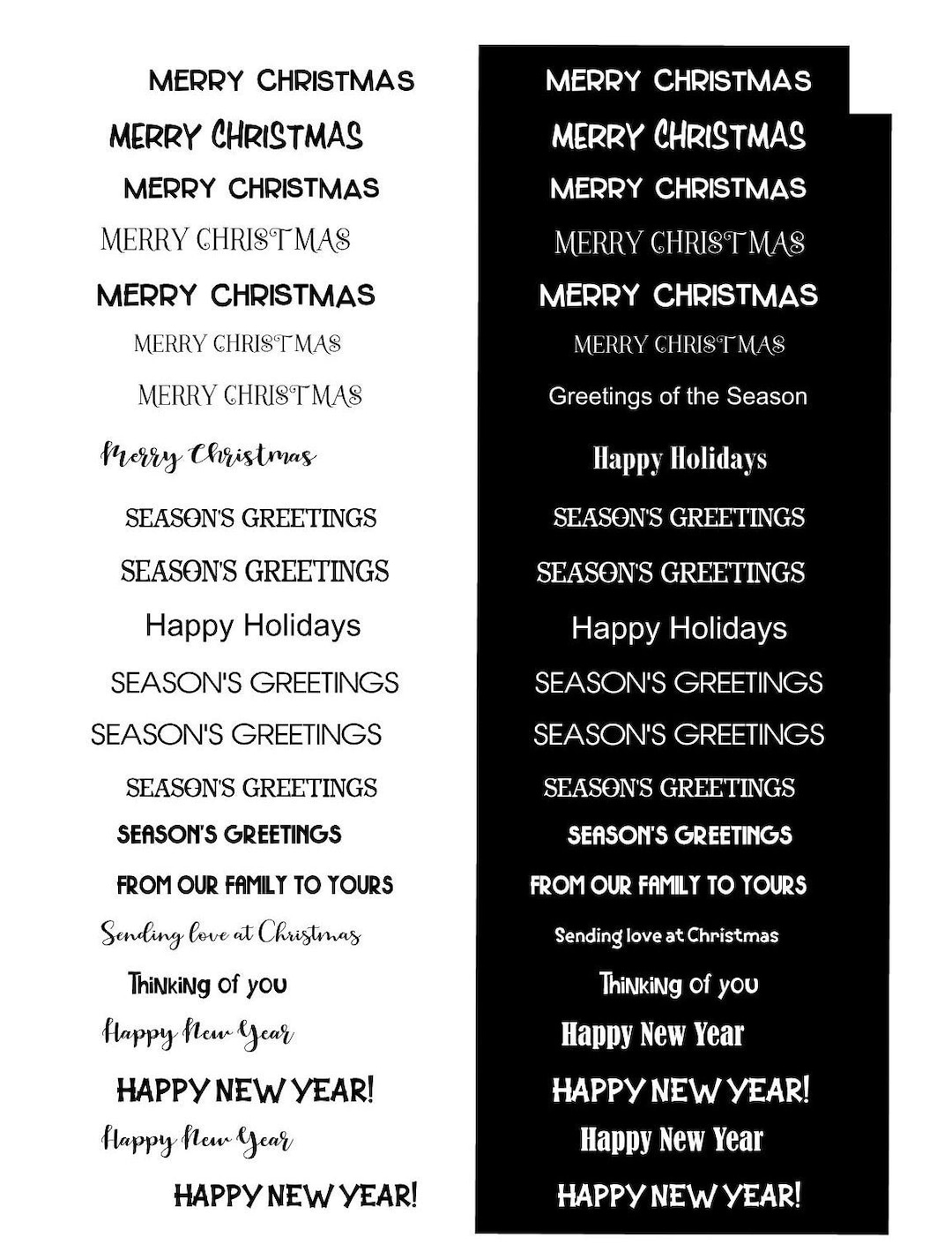A4 And Letter Size Printable Christmas Sentiment Strips For Cards Or a4-and-letter-size-printable-christmas-sentiment-strips-for-cards-or