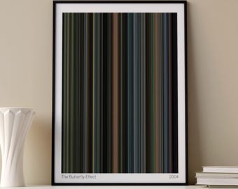 Custom Minimalist Movie Poster • Color Bars • Photo Paper Print • Movie Poster • - Photo Paper