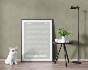 Custom Song Lyrics Poster | Personalized Music Wall Art | Minimalist Digital Print | Unique Gift for Couples & Fans - Digital Download
