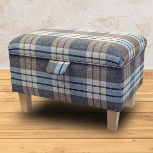 Pouf De Rangement Tissu écossais Avec Motif Cocker Spaniel