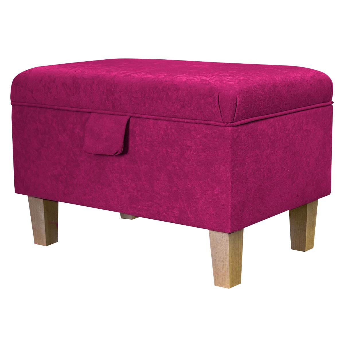 Fuchsia pink ottoman discount