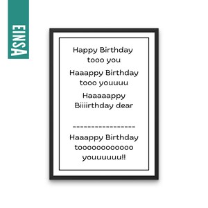 Carte d'anniversaire drôle ou affiche imprimez-vous | Carte d'anniversaire drôle en téléchargement de fichier numérique | Décorations d'anniversaire