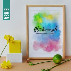 Verrassing voor het behalen van het examen | Print je eigen cadeau | Examen geslaagd | Eindexamen | geslaagd examen