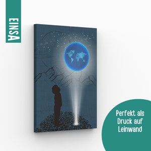 Póster infantil del universo | Cartel de Star Wars / espacio sobre lienzo descarga digital / planetas png / universo de carteles / cartel espacial