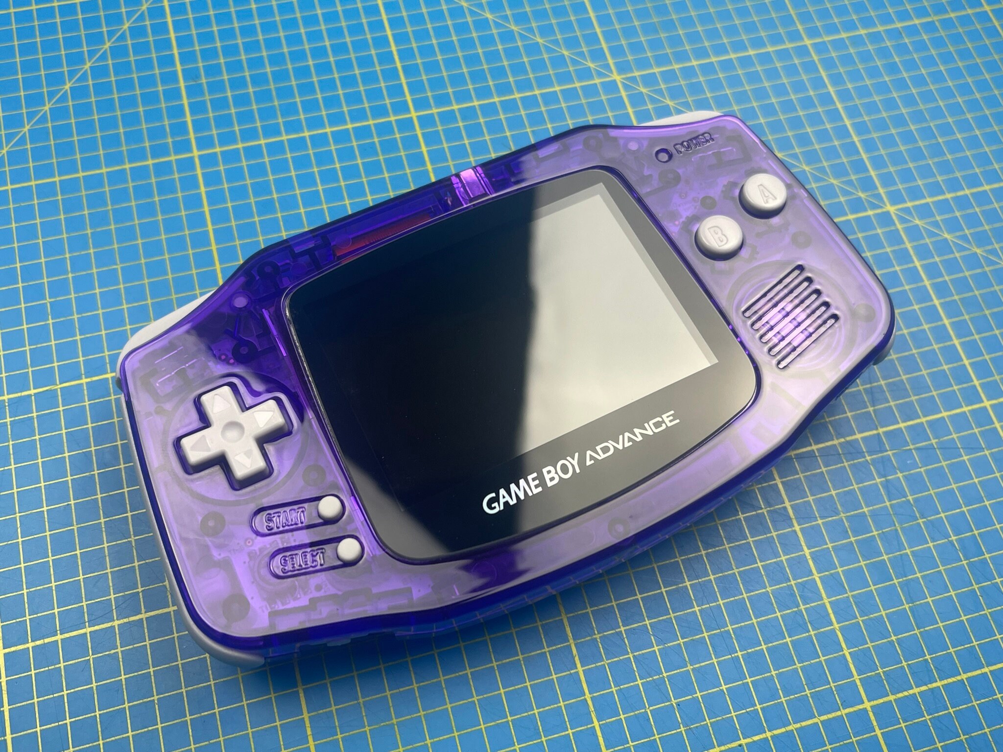 Batteriedeckel Clear Purple Für Game Boy Advance ? Produktbild-Vorschau 2