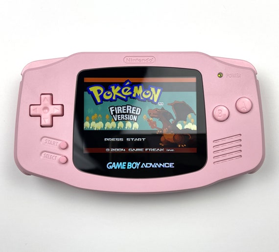 At redigere ristet brød Statistikker Gameboy Advance GBA Light Pink Backlight IPS V2 Screen - Etsy