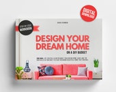 Home Design Workbook, DIY Decor & Renovation Guide (Digital Download)