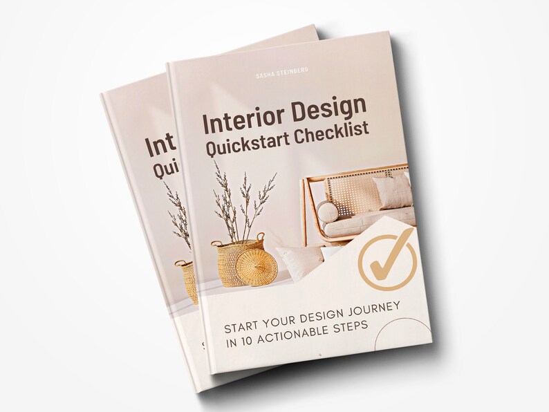 Interior Design Quickstart Checklist, Home Renovation Guide (digital ...