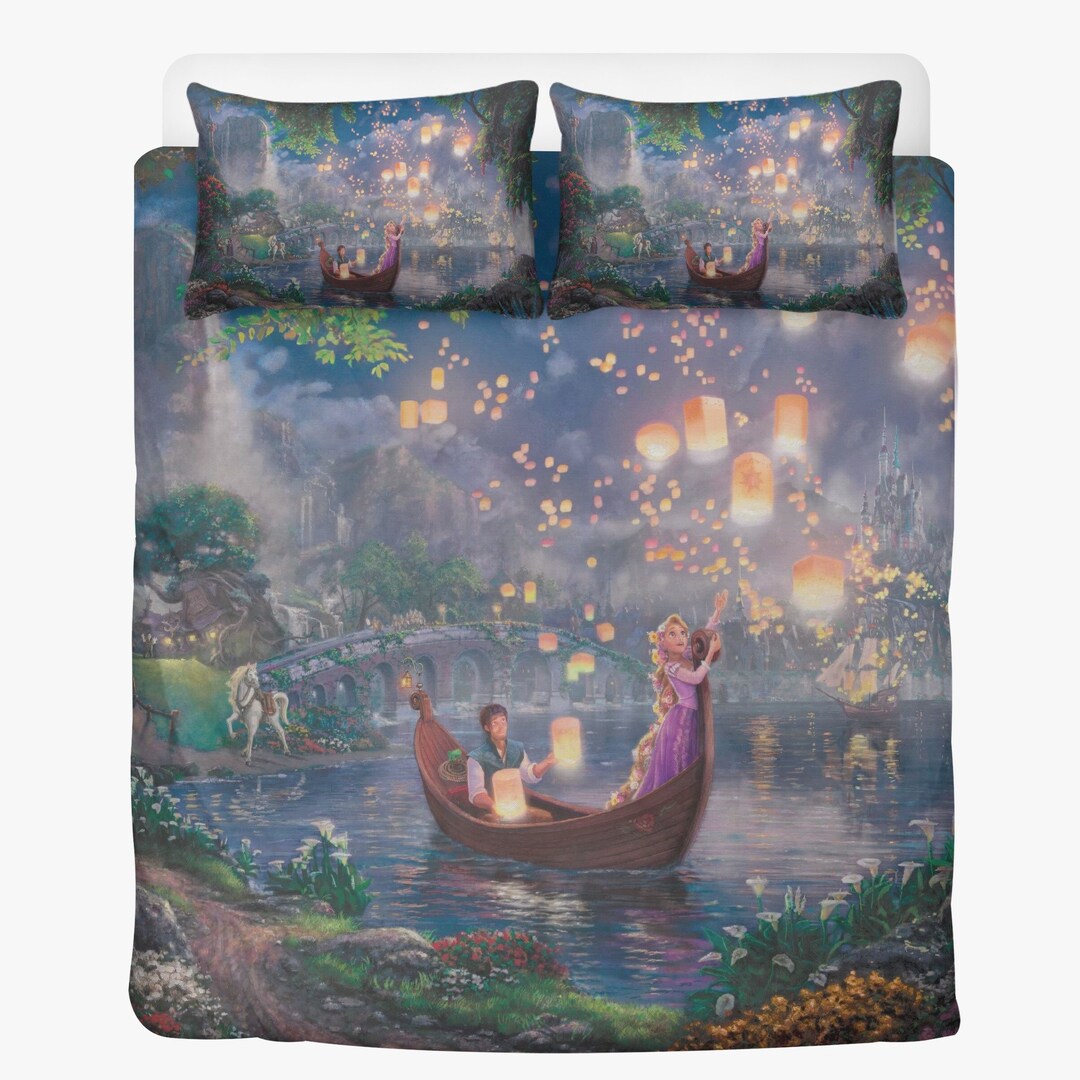 Rapunzel Duvet Bedding Set Twin Queen King Sizes 2 Pillow Etsy Australia