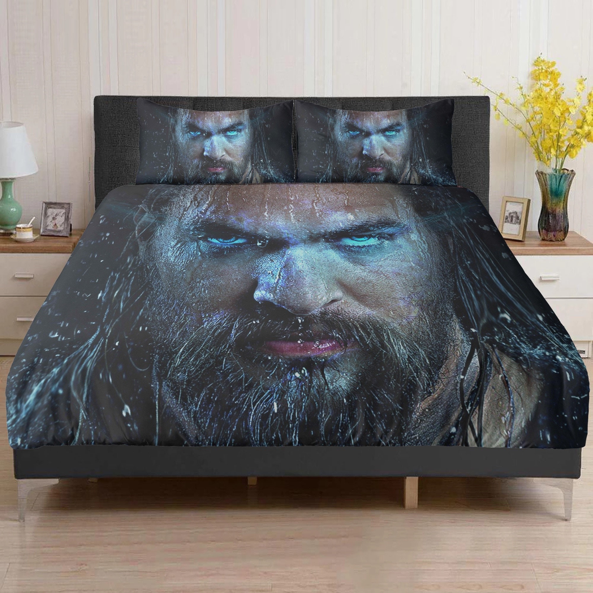 Aquaman Duvet, Bedding set. Birthday gift, bedroom decor sold by