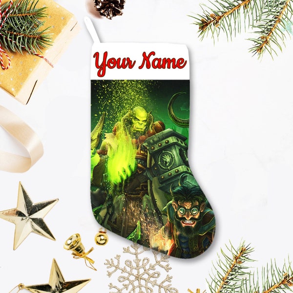 Azeroth Stocking Etsy