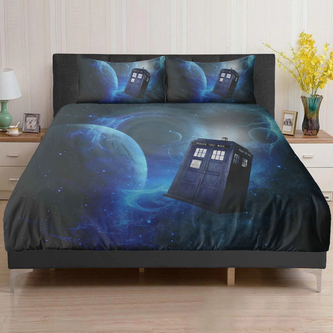 Dr Who Duvet Bedding Set Twin Queen King Sizes 2 Pillow Etsy