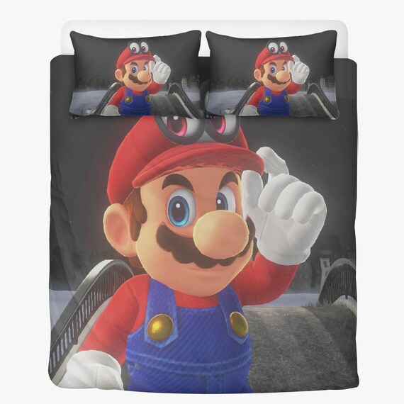 Super Mario Odyssey Duvet Bedding Set 