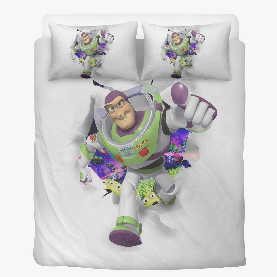 Toy Story Duvet Buzz Lightyear Bedding Set Twin Queen King - Etsy