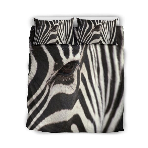 Zebra Bedding Etsy