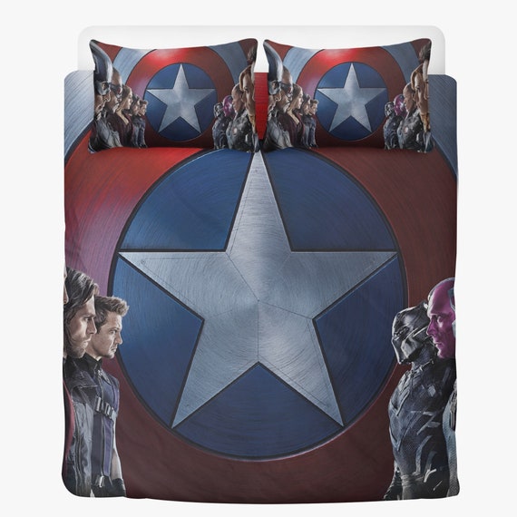 Captain America Bed Sheets