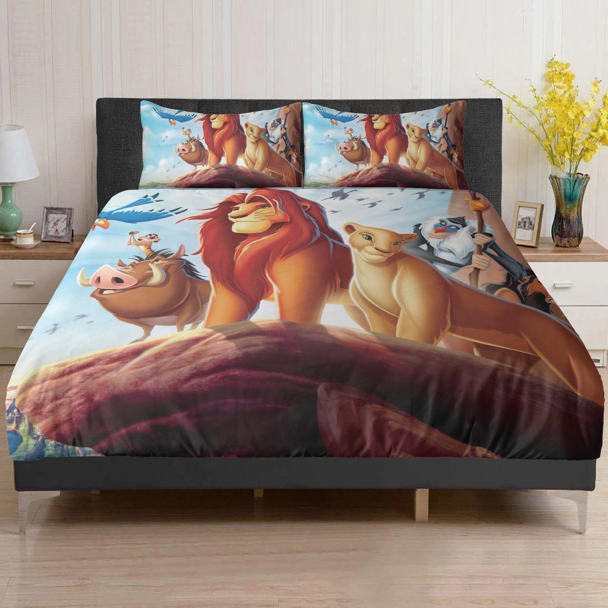 Lion King Duvet Bedding Set Twin Queen 