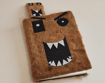 Bob the Fantasy Monster Diary and Jerry the Little Monster Bookmark - 192 Pages Unique Size - HANDMADE OWP Series #1