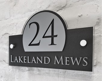 Modern House Sign Address Plaque