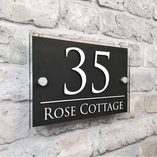 House Number Sign or Address Name Plaques