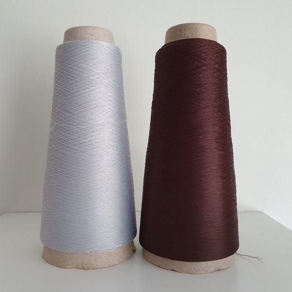 Elastan thread for knitting. Invisible elastic thread. Machine knitting thread