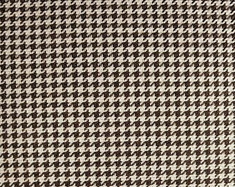 Tela pata de gallo marrón y marfil por metro. 10 colores. Tela para tapicería. Tela texturizada. Tela para muebles. Tela moderna. Tela estampada.