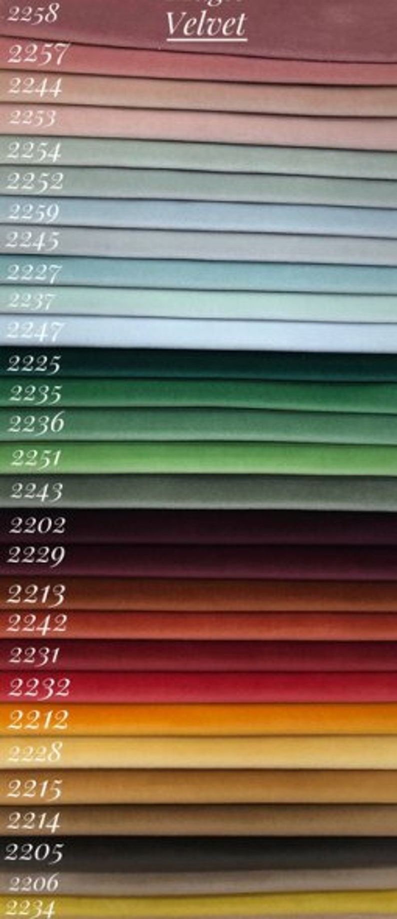 Tela de terciopelo cortada a medida. 100 colores. Tela de tapicería de terciopelo. Tela para cortinas. Tela de muebles. imagen 9