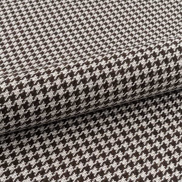 Houndstooth fabric by the yard. 10 colours. Upholstery fabric. Textured fabric. Furniture fabric.