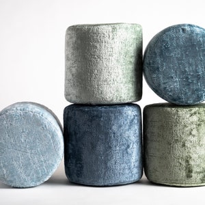 Tela de chenilla cortada a medida. 30 colores. Tejido de terciopelo afelpado. Tela de tapicería de terciopelo. Tejido de tapicería de chenilla de lujo. Tela de muebles. imagen 3