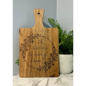 Personalised Cheese Board | Acacia wood | Paddle | Wooden | Anniversary | Housewarming | Wedding | Birthday | Gift | Christmas