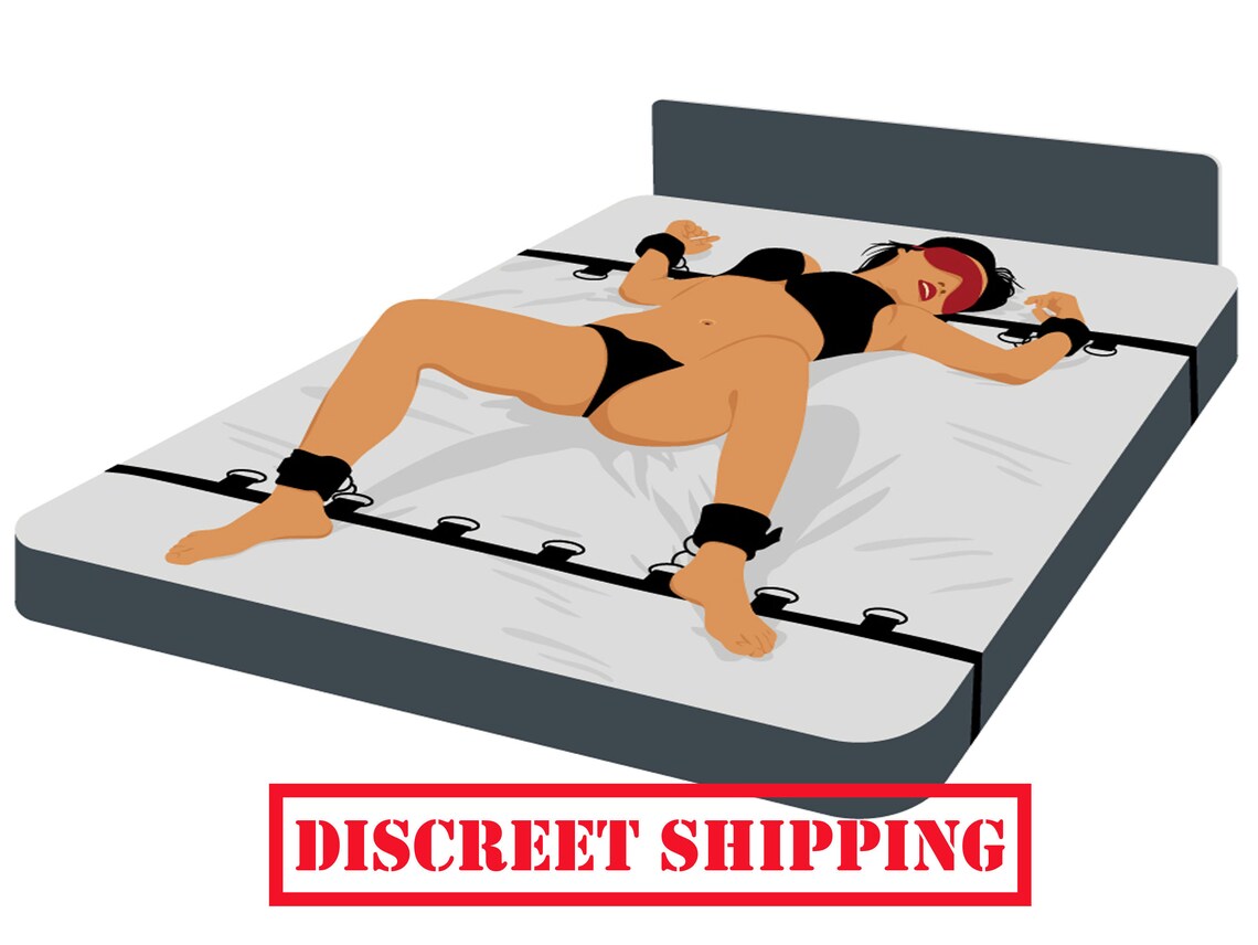 bed restraints kit for bondage and discipline