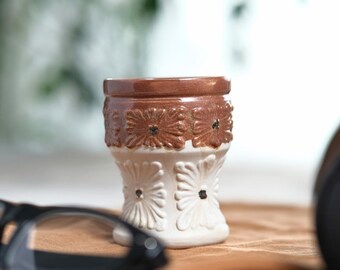 Handcrafted  Ceramic  Coffee Mug |  Vintage PorcelainTea  Cup | Gift Box Included