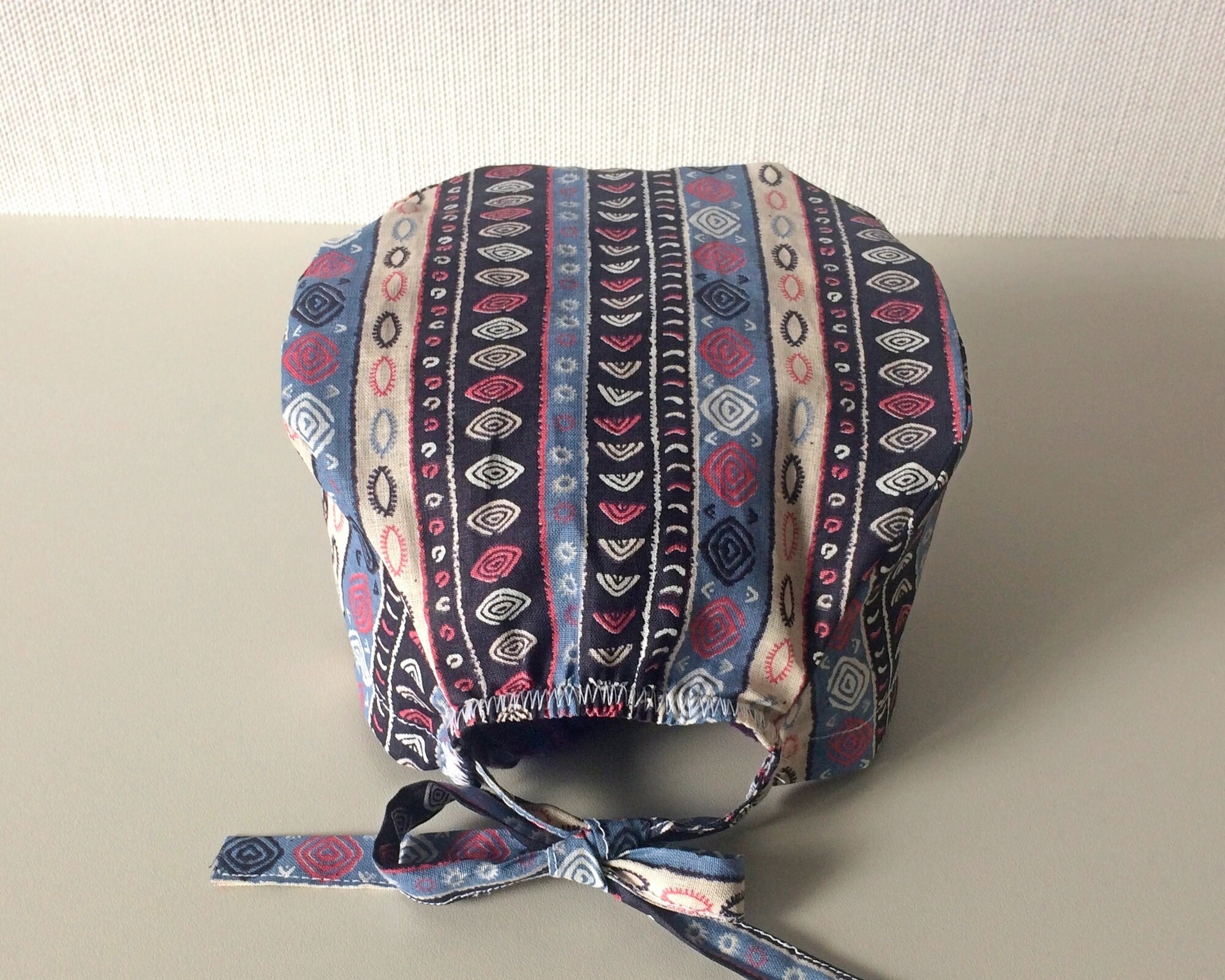 pattern for scrub cap with ties