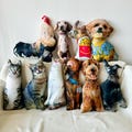Personalized Pet Pillow, Custom 3D Pet Pillow, Ugly Pet Pillow, Pet Shaped Pillow, Pet Lover Gift, Gift for Cat Lover, Back to School Gift product logo