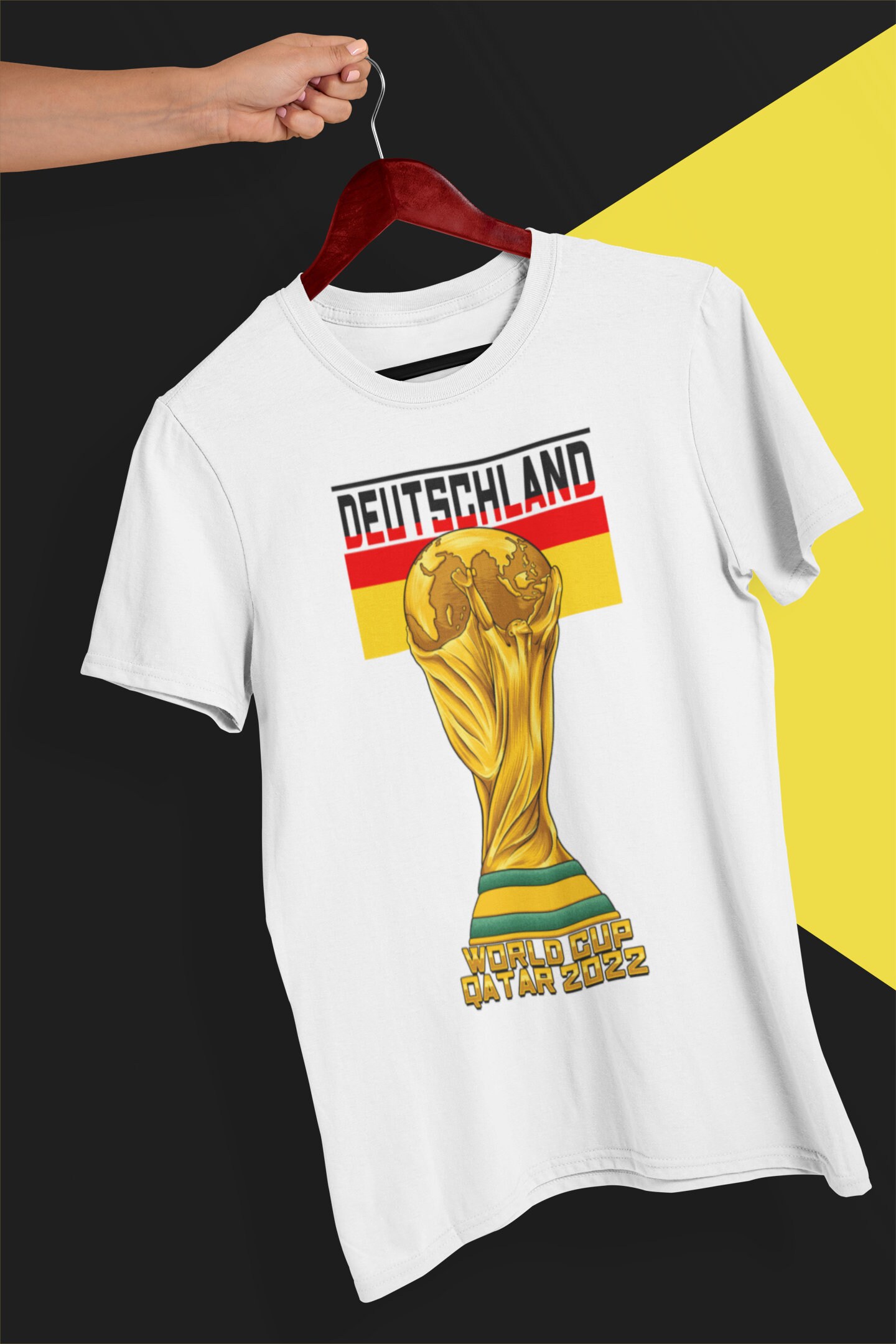 Discover Deutschland 2022 WM Fußball  Katar T-Shirt