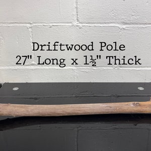 Treibholz Stange 70cm lang, 4cm dick für Makramee Wandteppiche, Treibholz Stab, Makramee Stab, Boho Stick, Treibholz Schild