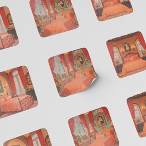 Luxe ram slaapkamer heiligdom kunst | Vurige ramdecoratie | Gezellige astrologische sfeer | Perfect voor thuisstyling en cadeaus | Lover's Retreat Ram
