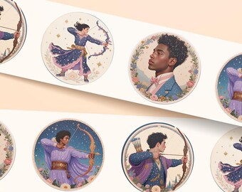 Sagittarius Archer Stickers | Mystical Zodiac Art, Astrology Gift