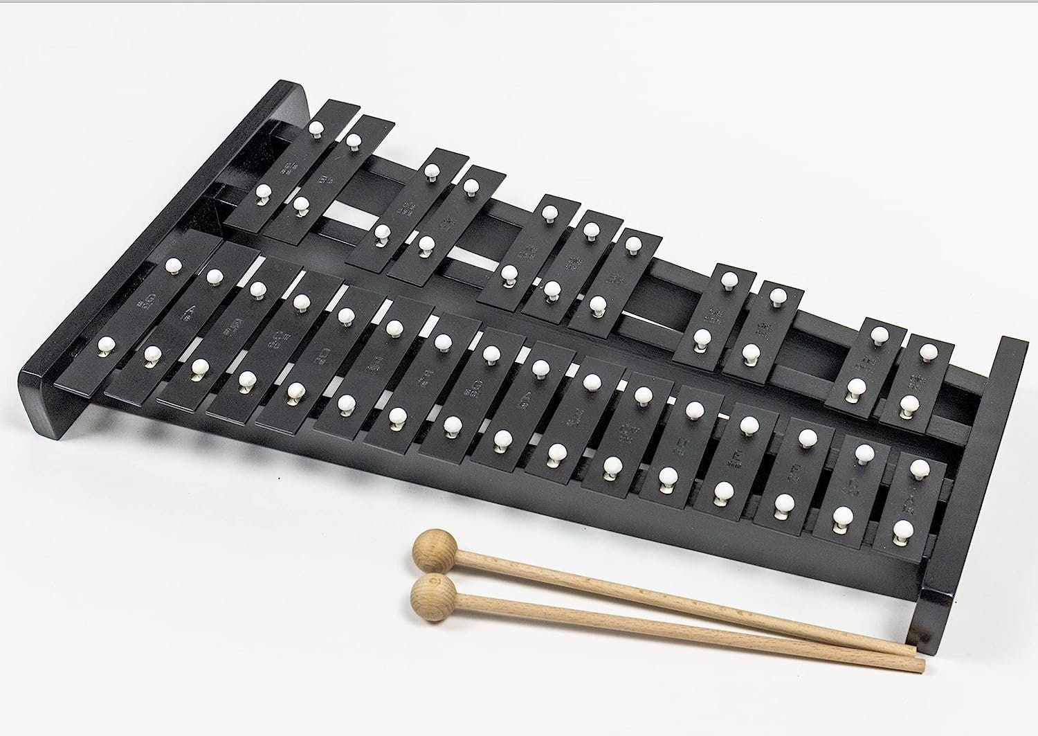 Professional Wooden Soprano Full Size Glockenspiel Xylophone With 27