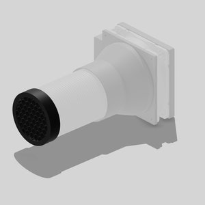 Wind Simulator  - 2 x Air Straightener (Pair) for Sim Racing  designed for 76mm / 3 inch pipes Racing Simulator Cockpits