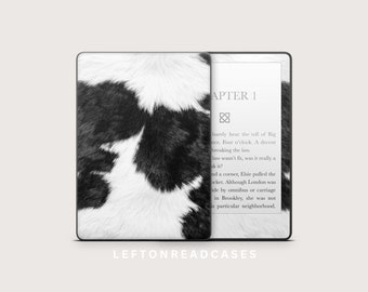 Kindle Paperwhite Skins Decal DIGITAL DOWNLOAD | To Print at DecalGirl.com, not at home | NOT a .svg  File | Black & White Cow Print